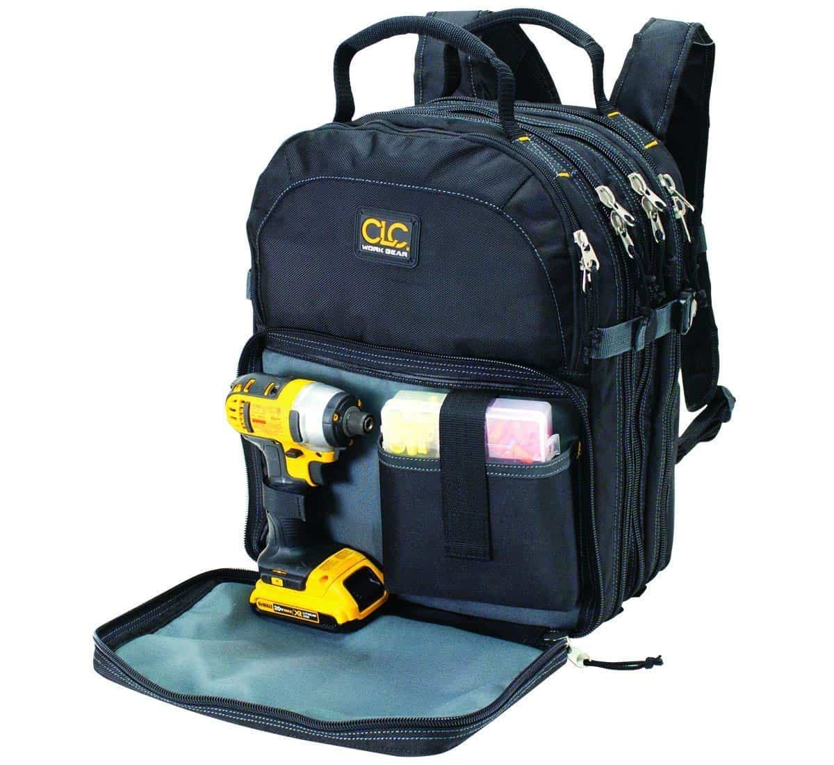 Electrician Tool Backpack Bag Technician Organizer 75 Pocket HVAC Tech Mechanic 